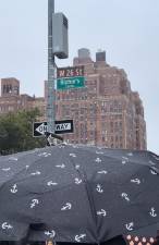 The newly-christened Richie’s Corner, on W. 26th St. and 10th Ave., is named after Richard Henderson. Henderson, who was a beloved crossing guard for Avenues The World School, was tragically killed on a No. 3 train in January.