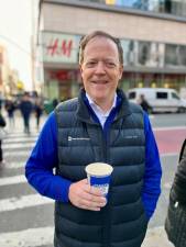 <b>Outgoing NYC Transit CEO Richard Davey during a ride along with reporters and public officials in April. He’s heading back to his native Boston in a matter of weeks to head </b>Photo: Ralph Spielman
