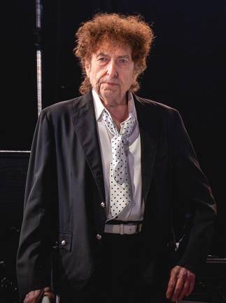 Bob Dylan, following a performance in Kilkenny in 2019.