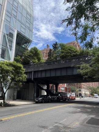 Authorities say a newborn baby boy was found outside a luxury apartment building steps away from the High Line. Quick thinking Good Samaritans and EMS workers saved the baby’s life.