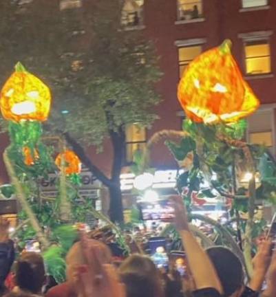 No Halloween is complete without jack-o-lanterns, seen here at the 51st annual parade in Greenwich Village.