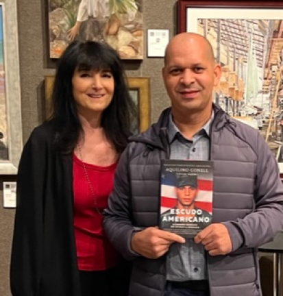 Co-author Susan Shaprio teamed up with former Capitol Police Sgt. Aquilino Gonell to write the story of his life from an immigrant to the US at age 12, to a stretch in the US Army and then to the US Capitol Police.