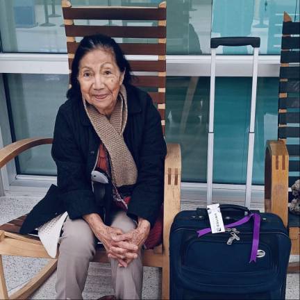 Fundraising organizer Cindy Garcia says that Rodriguez, 89, has had a long life of travel and service to others.