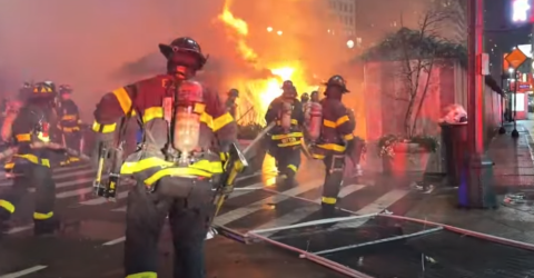 Early-Morning Fires Torches Herald Square Holiday Market, One ...