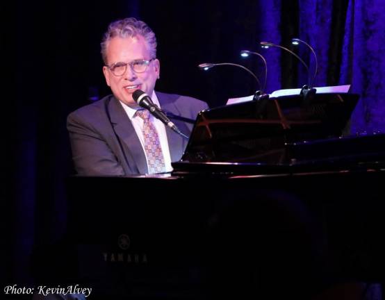 Bill Stritch is the musical director and best friend of Jim Caruso, and a big part of Cast Party, the open mic night mic staged every Monday at Birdland Jazz Club. Photo: Kevin Alvey