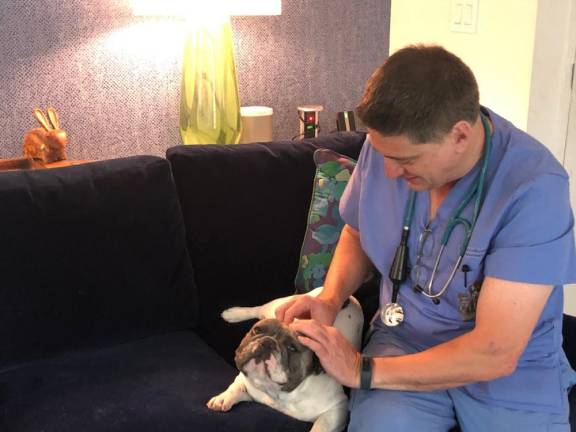 While he was still in veterinary school, Dr. Leshanski recalls on Christmas eve treating a dog that had swallowed a tiny baby Jesus statuette from a family’s Nativity scene.