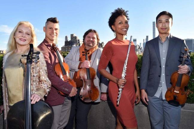 Dorothy Lawson (left) with Ethel will be performing a preview of their soon-to-be released newest album <i>“Persist” </i>at Merkin Hall in the Kaufman Music Center at Abraham Goodman House 129 West 67th Street. Allison Loggins-Hull on flute is a collaborator.