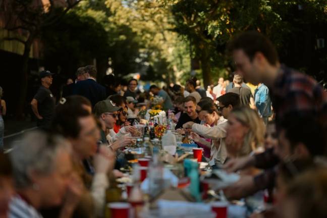 This year’s “Longest Table” saw 1,000 attendees, co-founder Maryam Banikarim said, which is a record.