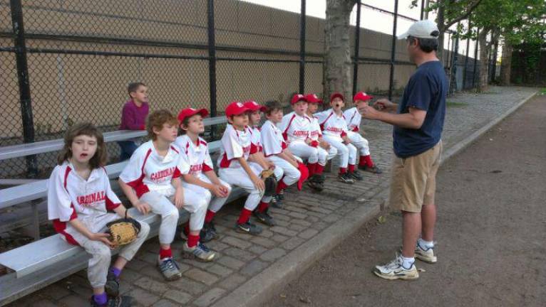 The youngest Little Leaguers, seen here in the pre-renovation days on Tim McGinn Field inside Murphy’s Brother’s Park, will be able to enjoy two new artificial turf baseball fields inside the newly renovated park.