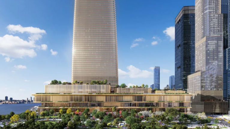 A rendering of Related’s proposed casino project, which would come to Hudson Yards if approved next year.