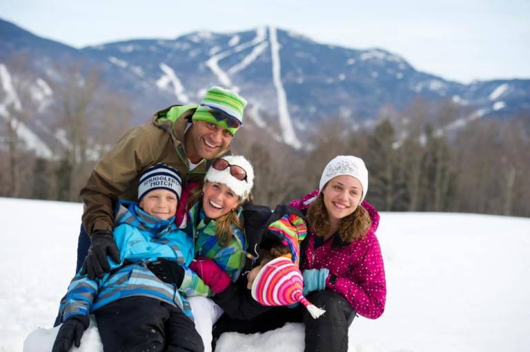 $!A family visits Smugglers’ Notch in Vermont.