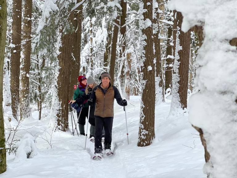 $!Cross-country skiing at Smugglers’ Notch.