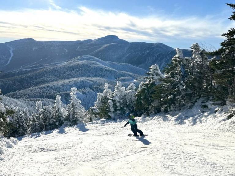 $!<b>Unmatched snow quality: Smuggs’ mountains naturally see over 300 inches of snow annually, and on top of that, the resort’s snowmaking towers can build snowbanks taller than a two-story house overnight!</b>